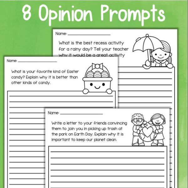 spring writing prompts 2nd grade